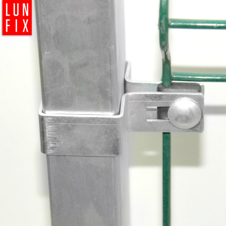 Obejma końcowa początkowa 40x60 mm srebrna komplet