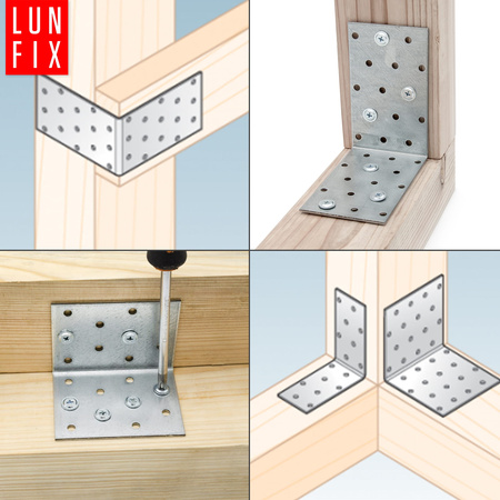 Kątownik montażowy 60x60x80x2 KM9 1szt.