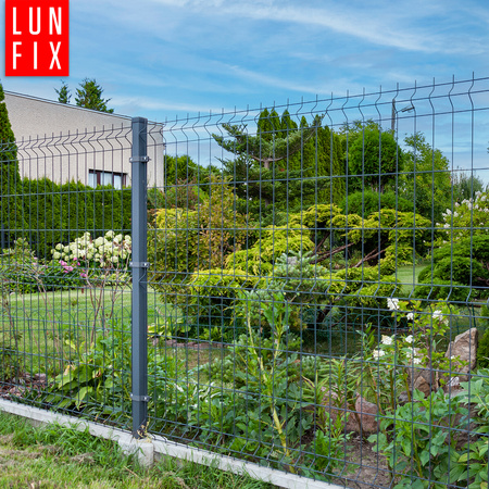 Słupek ogrodzeniowy 60x40 LUNBERG 60x40x2000 1,3mm grubości, grafitowy 200cm 2m