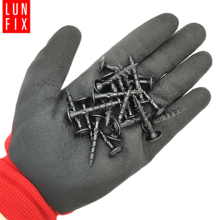 Wkręt talerzowy czarny 6x40 ozdobny ocynkowany 10szt.