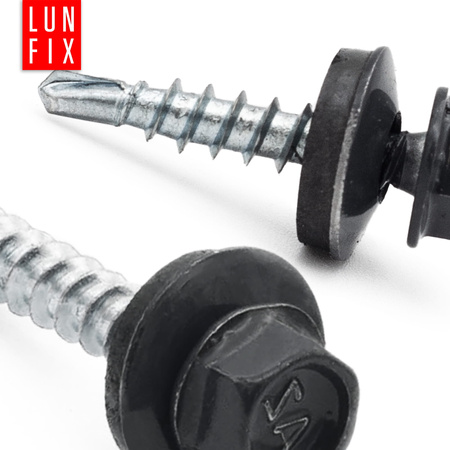 Wkręty farmerskie 4,8x35 samowiercące farmery antracyt WFD 250szt.