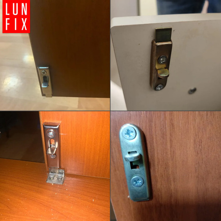 Zasuwka meblowa 60x17mm prosta ZM 2szt.