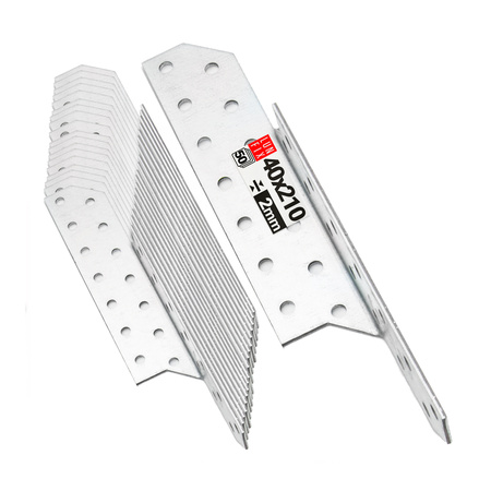 Łącznik krokwiowy LK4 ciesielski 210x40 mm PRAWY 50szt.