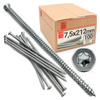 Wkręty do ościeżnic drzwi i okien 7,5x212mm ocynkowane 100szt.