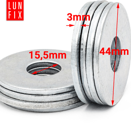 Podkładka okrągła M14 powiększona DIN9021 1kg