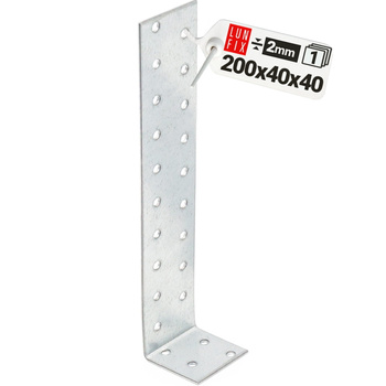 Kątownik kotwowy łącznik ciesielski 200x40x40