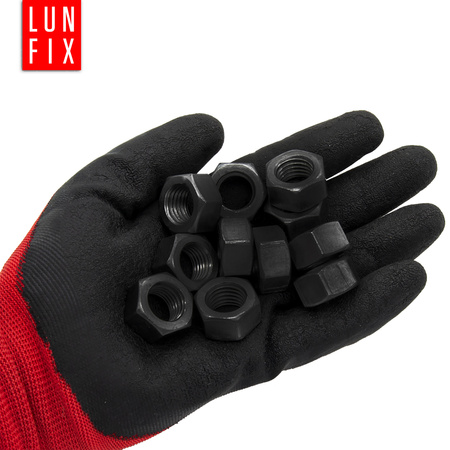 Nakrętka sześciokątna M6 czarny ocynk DIN934 klasa 8 10szt.