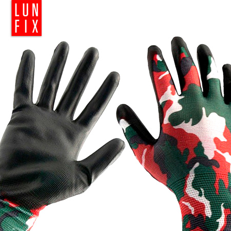 Rękawice robocze ogrodnicze 9 L 12szt.