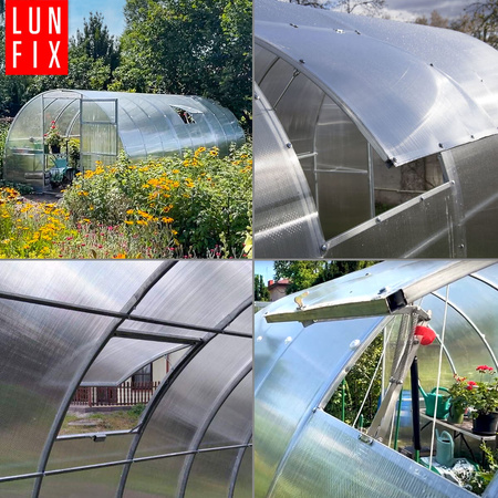 Okno do szklarni o kształcie tunelu Lun Fix "tunel"
