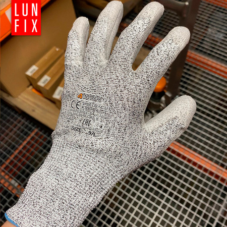 Rękawice robocze antyprzecięciowe bardzo mocne 10 XL 1szt.