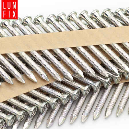 Gwoździe do gwoździarki 50mm 4x50 2 cale ANCHOR na papierze ocynkowane 1100szt.