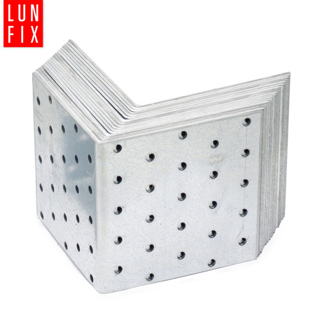 KM17 Kątownik ciesielski montażowy łacznik 100x100x100 gr. 2,0mm 10szt