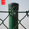 Słupek okrągły ogrodzeniowy zielony fi 42,4mm 1m