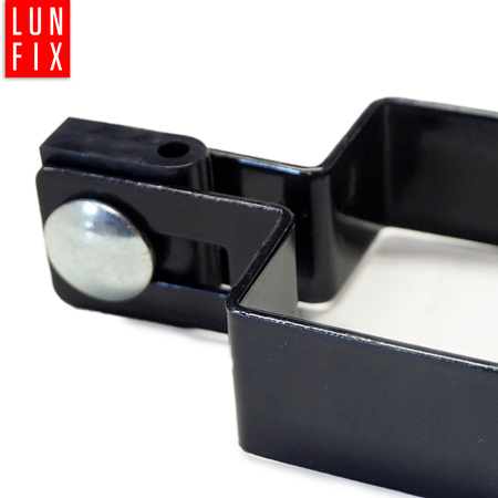 Obejma końcowa początkowa 50x50 mm grafit komplet