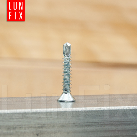 Wkręty samowiercące 4,2x16mm stożkowe ocynkowane DIN7504 1000szt.