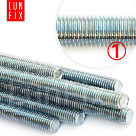 Pręt gwintowany szpilka M6 ocynkowany 2000 mm 1szt.