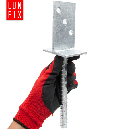 Podstawa słupa wpuszczana 60mm kotwa z prętem do betonu