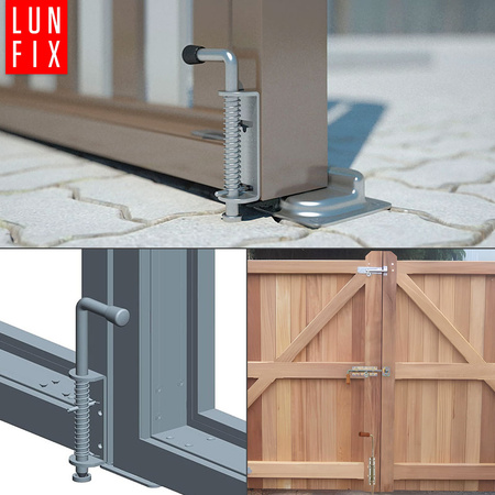 Zasuwa ryglowa 400x50 mm ze sprężyną ZSRD400