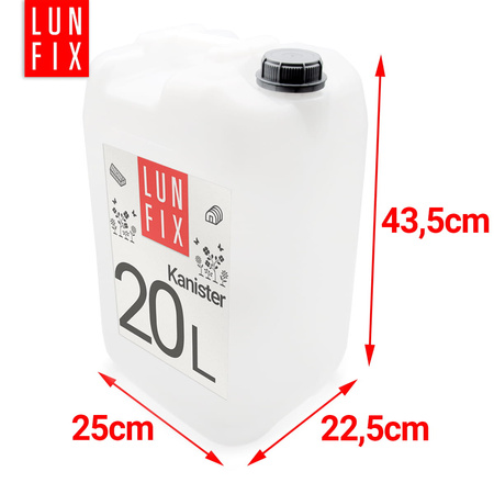 Kanister 20l zbiornik na wodę pojemnik baniak HDPE