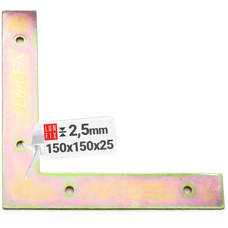 Narożnik montażowy 150x150x25x2,5 NA1 1szt.