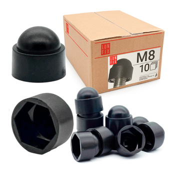 Zaślepka na śruby M8/13 maskownica kołpak czarna 10szt