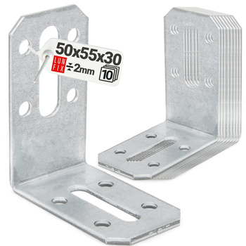 Kątownik regulowany dwustronny KRD1 50x55x30x2 mm 10szt.