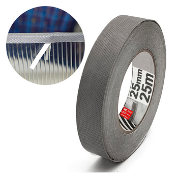 Taśma zamykająca do poliwęglanu biała 25mm rolka 25m