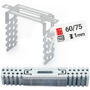 Wieszak płaski ES 60/75 profil CD60 płyta G-K 100szt.