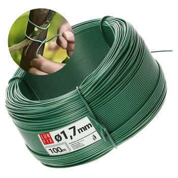 Drut ogrodniczy 1,7 mm zielony 100m
