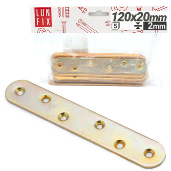 Łącznik meblowy 120x20x2 LR5 5szt.