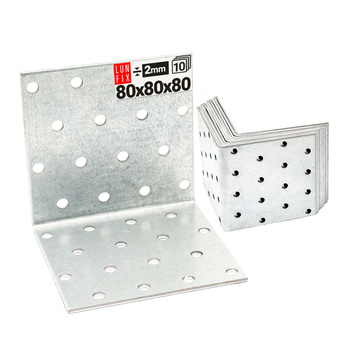 Kątownik montażowy 80x80x80 KM13 2mm 10szt.