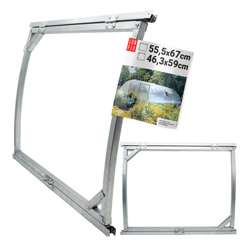 Okno do szklarni o kształcie tunelu Lun Fix "tunel"