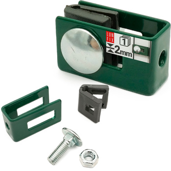 Uchwyt uniwersalny do panela zielony UU40 KOMPLET