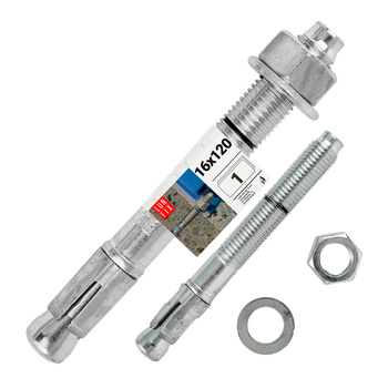 Kotwa ekspresowa do betonu M16 120mm pierścieniowa rozprężana 1 szt.