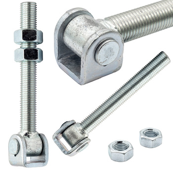 Zawias regulowany M20x180 mm do bramy furtki długi ZRW20