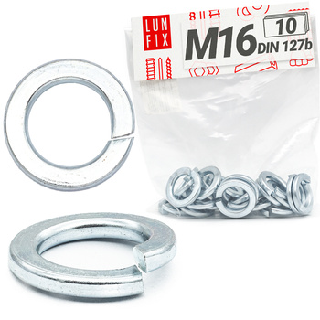 Podkładka sprężysta M16 ocynkowana DIN127 10szt.