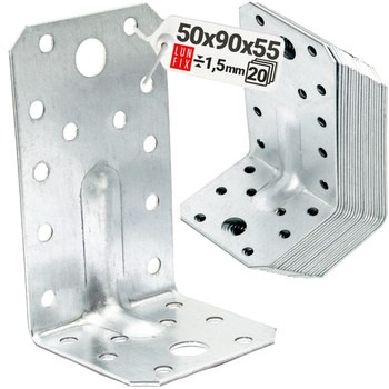 Kątownik z przetłoczeniem KPS3 90x50x55x1,5 (20 szt.)