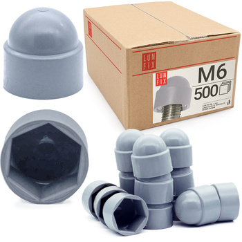 Zaślepka na śruby M6/10 maskownica kołpak szara 500szt