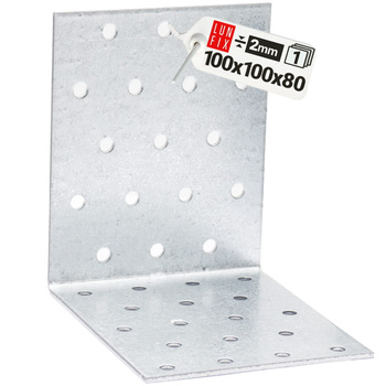 Kątownik montażowy 100x100x80 KM16 2mm