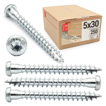 Wkręty ciesielskie Anchor 5x30 do kątowników 250szt.
