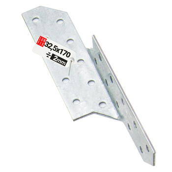 Łącznik krokwiowy LK2 ciesielski 170x32,5 mm PRAWY 1szt.