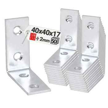 Kątownik wąski 40x40x17x2,0 KW3 50szt.