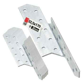 Łącznik krokwiowy LK2 ciesielski 170x32,5 mm PRAWY 10szt.