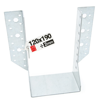 Wieszak belki 120x190 mm wspornik łącznik WB120
