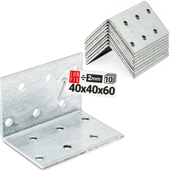 Kątownik montażowy 40x40x60x2 KM2 10szt.