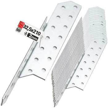 Łącznik krokwiowy LK3 ciesielski 210x32,5 mm LEWY 50szt.