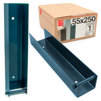 Mocowanie do podmurówki 55x250 GRAFIT (1szt.) | | Lun Fix