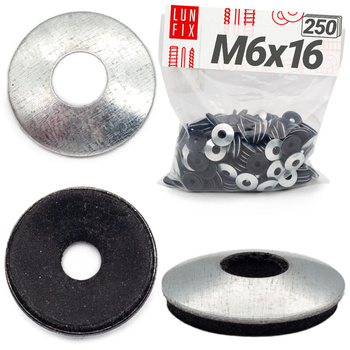 Podkładka z uszczelką gumową EPDM 6x16 mm ocynkowana 250szt