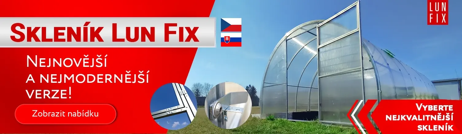Polykarbonátový skleník Lun Fix pro pěstování zeleniny na zahradě Lun Fix